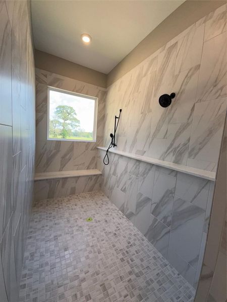 Master Shower, ADA, Beach entry Master Shower, ADA, Beach entry