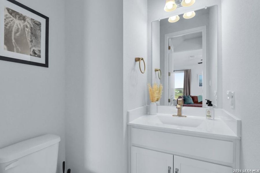 Furnished interior view inside a new home in , New Braunfels (Image 15). Furnished interior view inside a new home in , New Braunfels (Image 15).