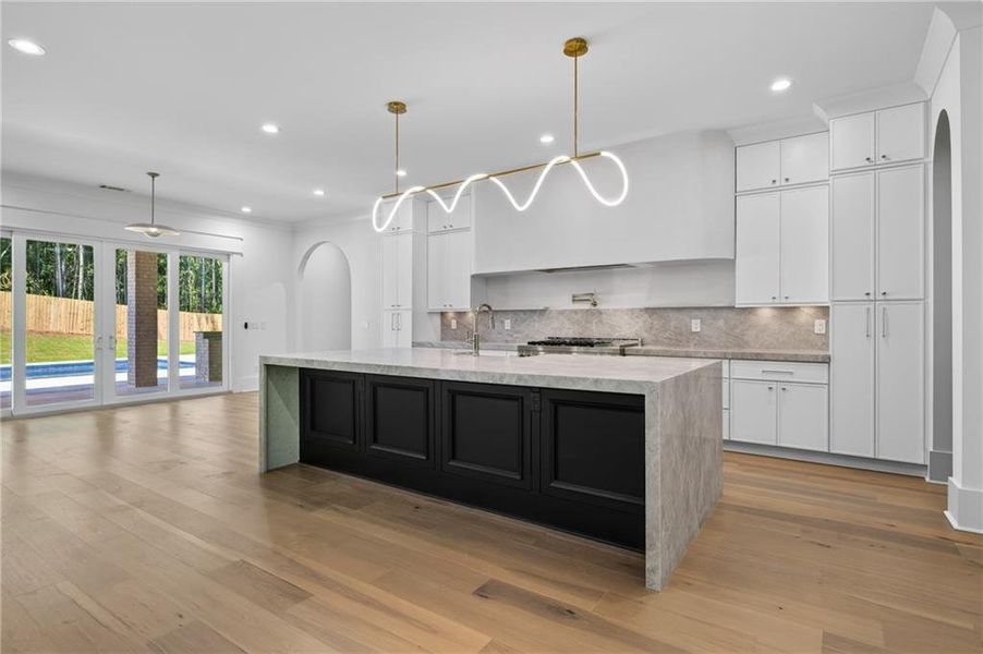 Furnished interior view inside a new home in , Dacula (Image 18).