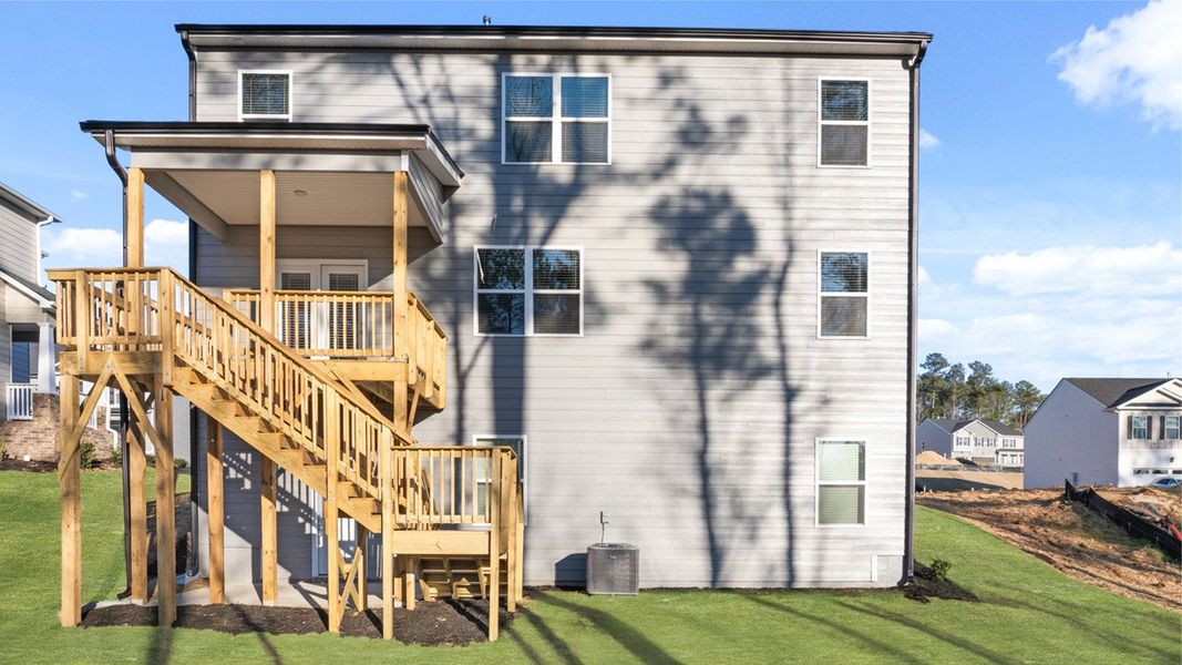 Exterior details and patio area of a home in Southwind Village, Evans (Image 31).