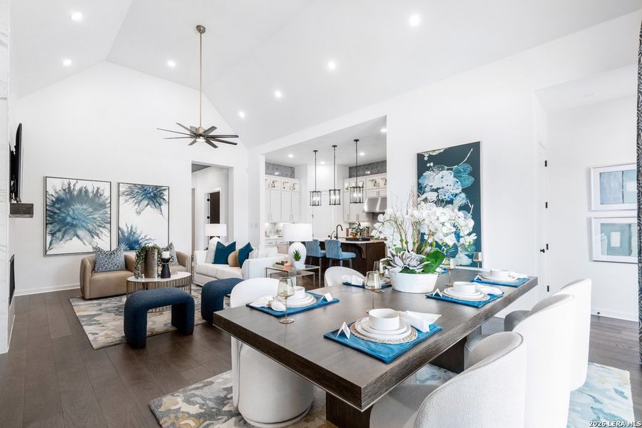 Furnished interior view inside a new home in The Ranches at Creekside, Boerne (Image 8).