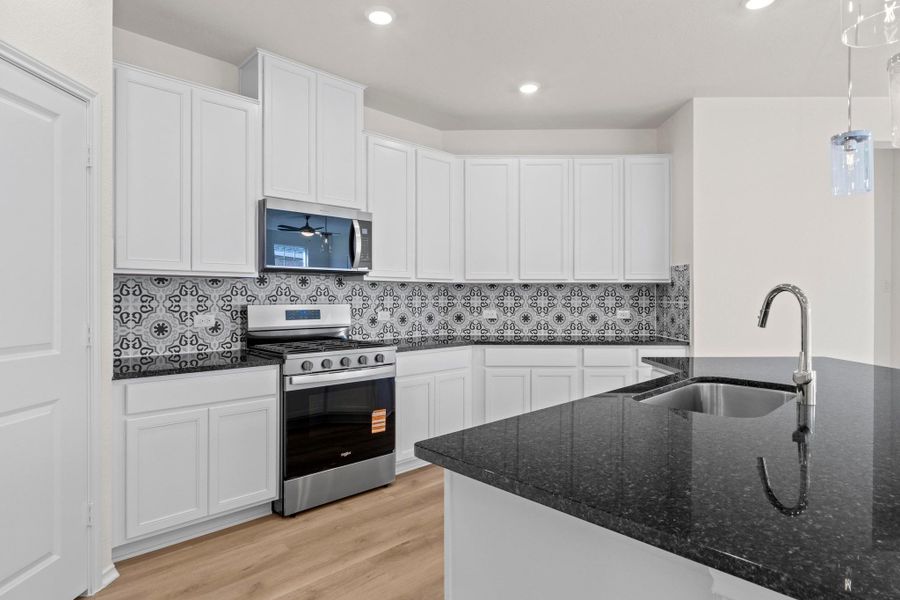 Furnished interior view inside a new home in Salerno - Heritage Collection, Round Rock (Image 6). Furnished interior view inside a new home in Salerno - Heritage Collection, Round Rock (Image 6).