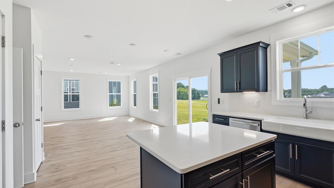 Accomplished layout with a first-class kitchen in this select community by DRB Homes