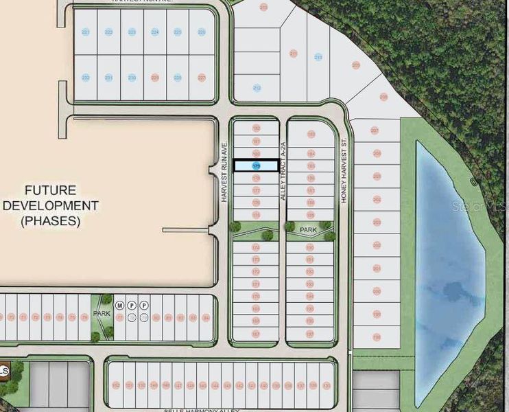 Harvest at Ovation ~ Site Map