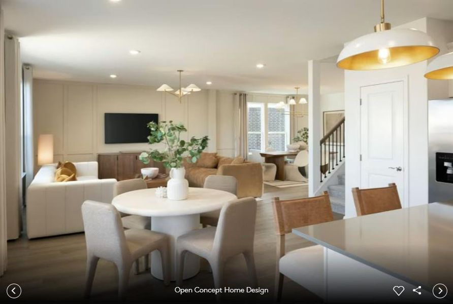 Interior photos- Photo of Centex model home with same floor plan, not of actual home listed.