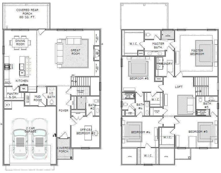 2D floor plan layout of this home in , Cumming, GA (Image 5).