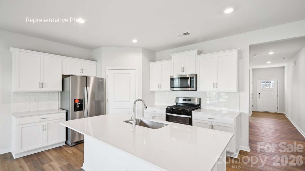 Furnished interior view inside a new home in The Hamptons at Hickory, Hickory (Image 3).