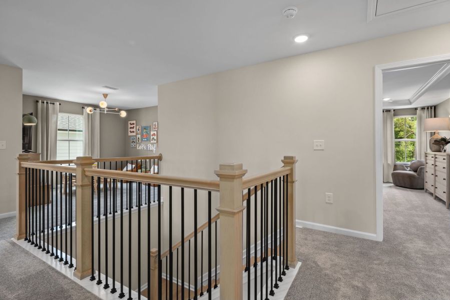 Furnished interior view inside a new home in Providence Oaks, Fuquay Varina (Image 24).