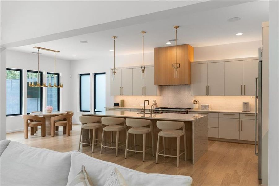 Furnished interior view inside a new home in , Atlanta (Image 29).