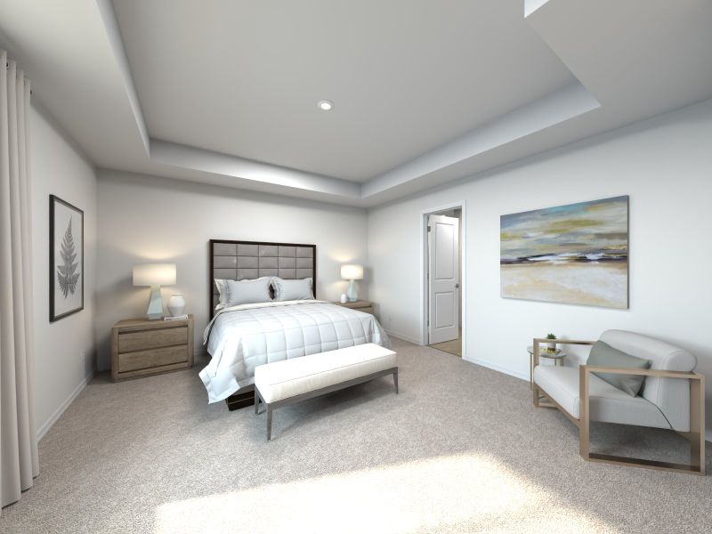 Furnished interior view inside a new home in Colbert Landings - Reserve Series, Palm Coast (Image 7).