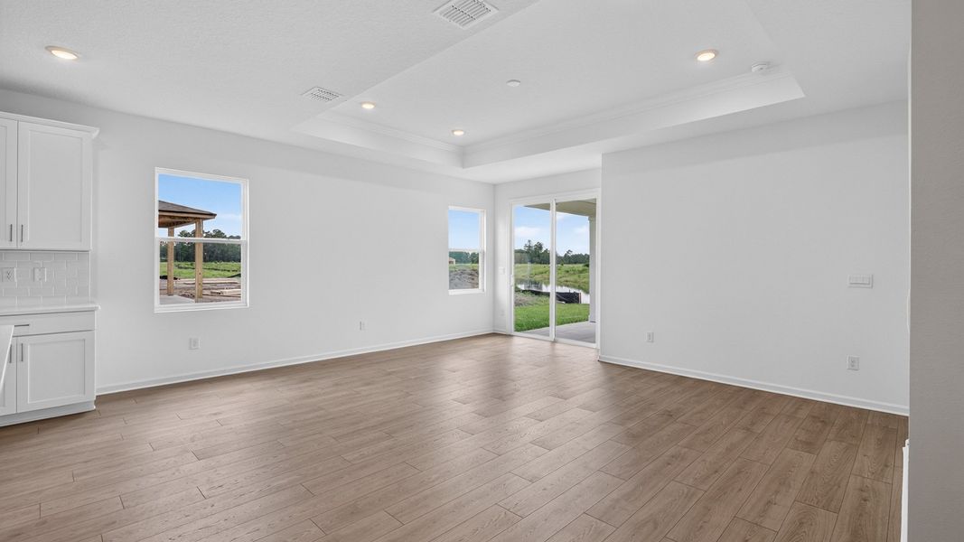 Representative unfurnished interior of a home built from the Riverside by D.R. Horton in Sawmill Branch, Palm Coast (Image 21).