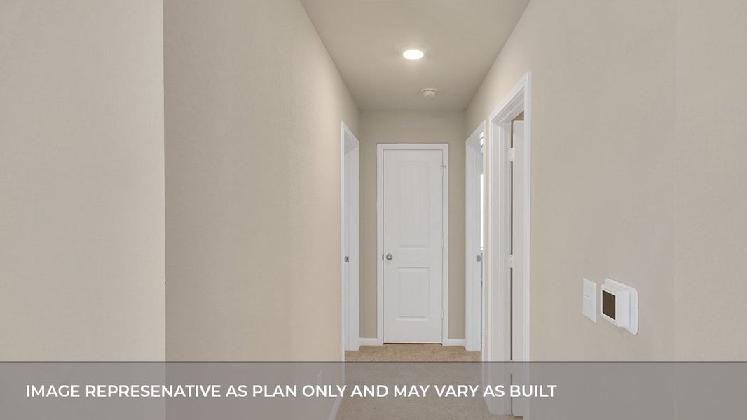 Spacious, unfurnished interior of a new home in Bar W Ranch, Leander (Image 30).