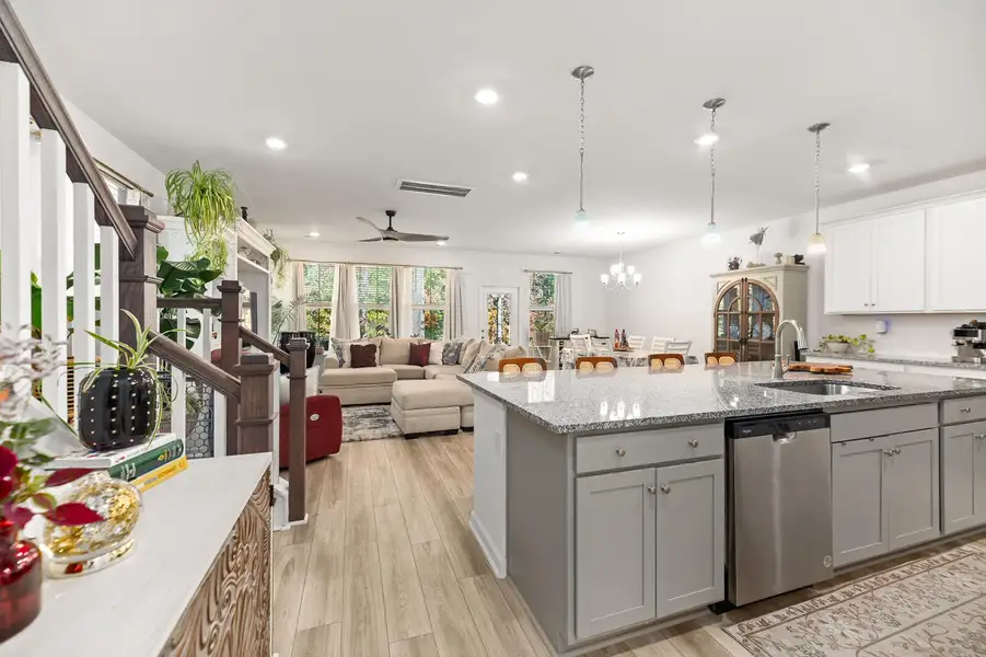 Furnished interior view inside a new home in Boykins Run Townhomes, Moncks Corner (Image 10).