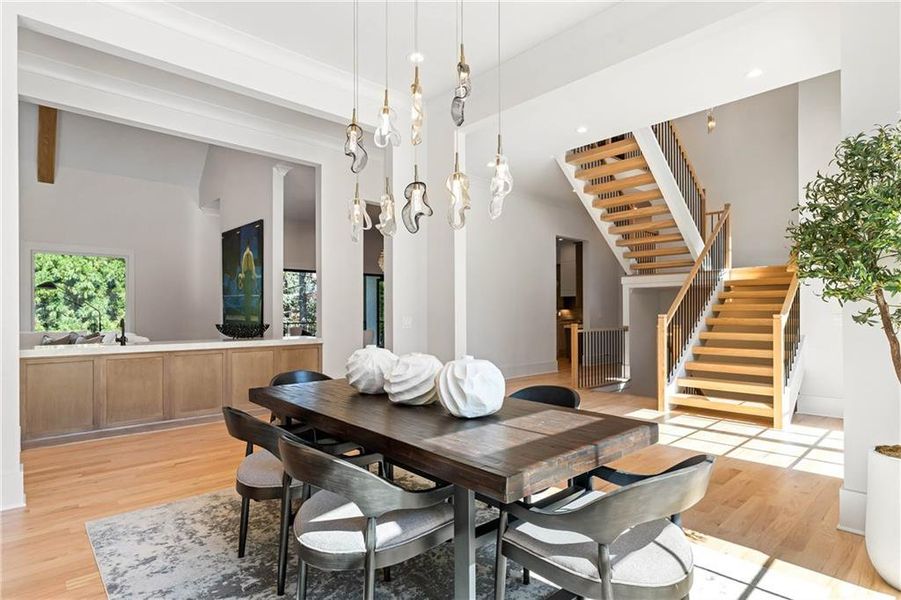 Furnished interior view inside a new home in , Marietta (Image 15).