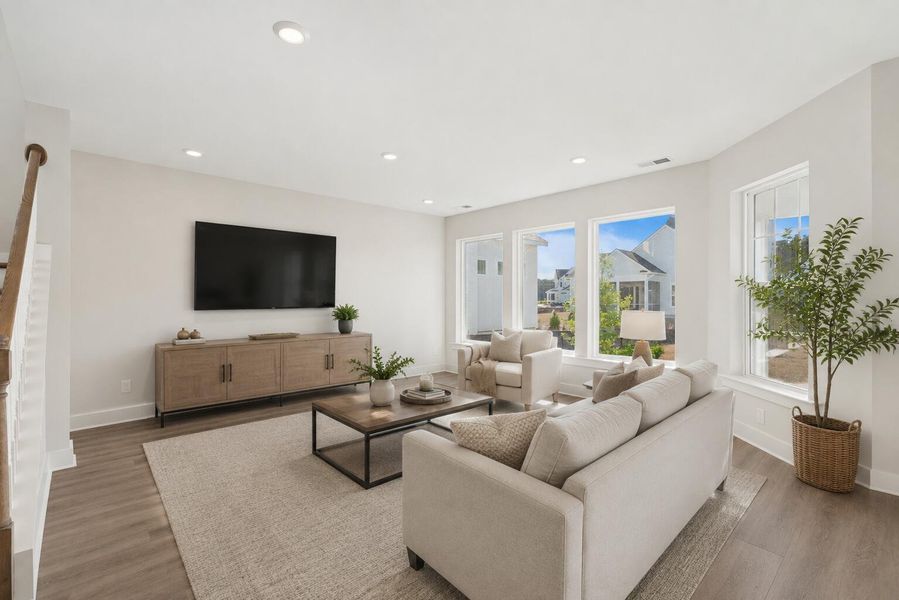 Furnished interior view inside a new home in , Summerville (Image 13).