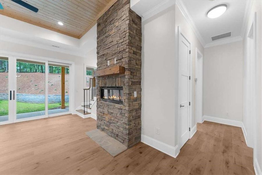 Furnished interior view inside a new home in , Cornelia (Image 22).