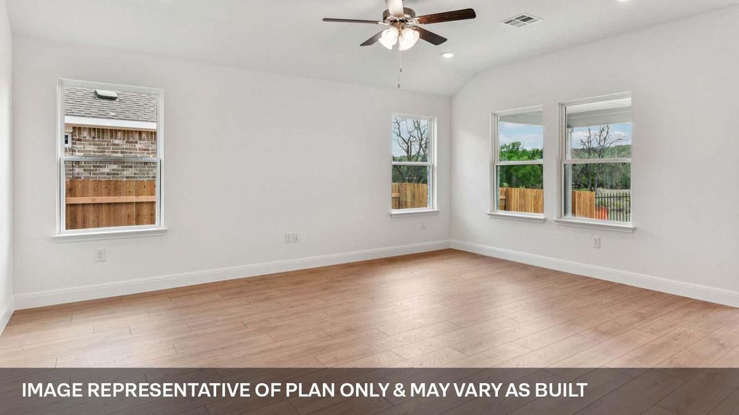Spacious, unfurnished interior of a new home in Railhead, Cedar Creek (Image 30).