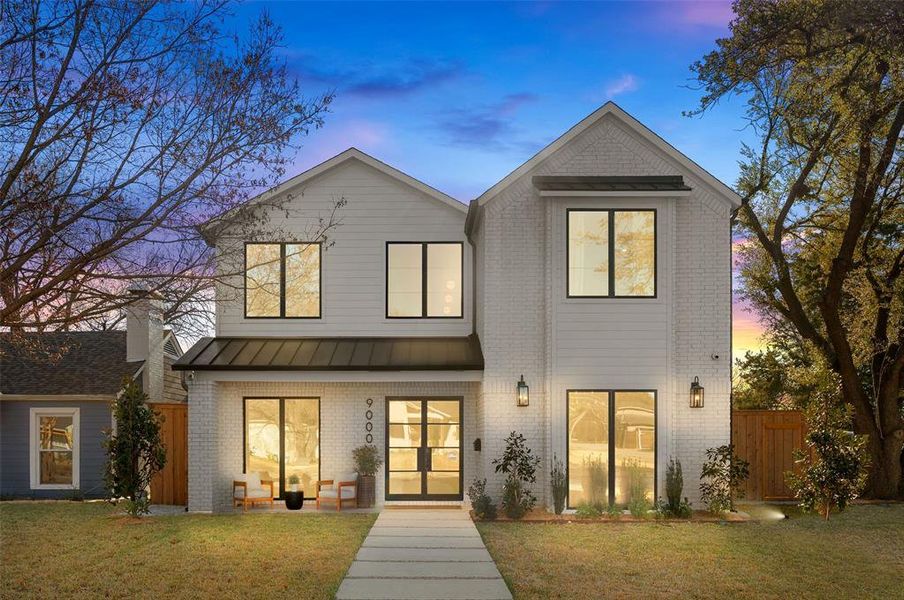 Front exterior of a new home in , Dallas, TX, highlighting curb appeal (Image 21). Front exterior of a new home in , Dallas, TX, highlighting curb appeal (Image 21).