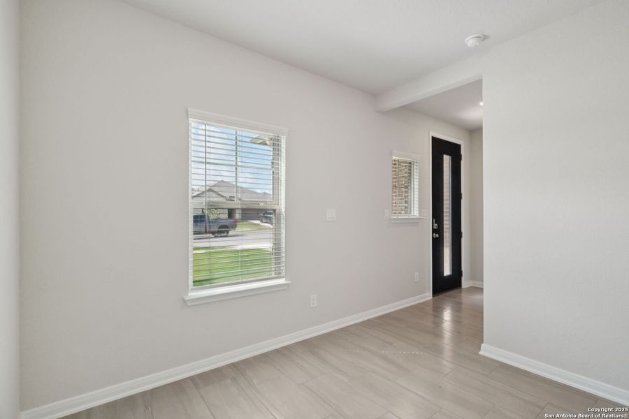 Spacious, unfurnished interior of a new home in Legendary Trails - Classic Series, Cibolo (Image 38). Spacious, unfurnished interior of a new home in Legendary Trails - Classic Series, Cibolo (Image 38).