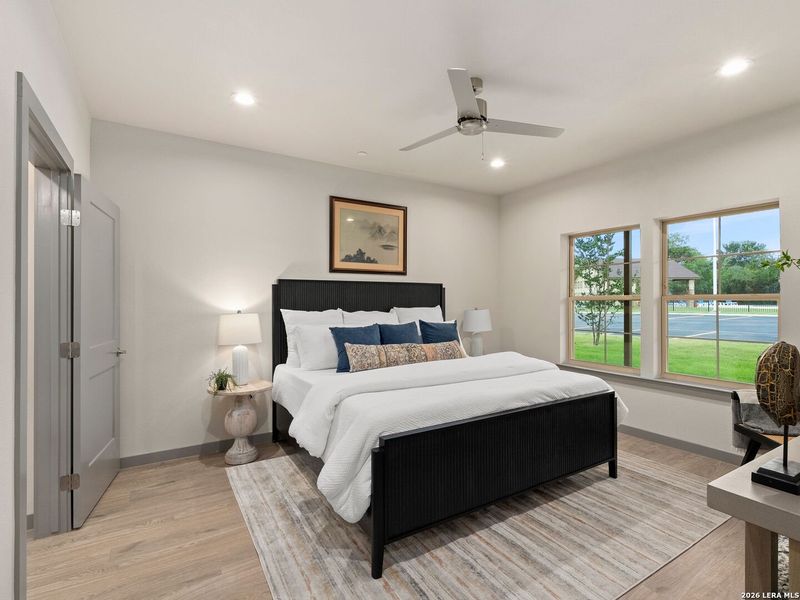 Furnished interior view inside a new home in , New Braunfels (Image 12).