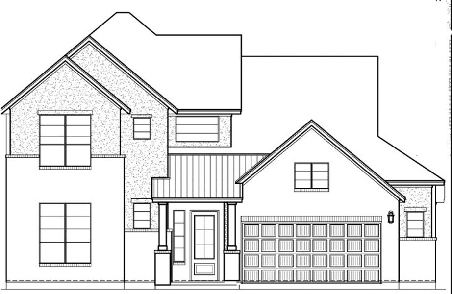 Representative rendering of the exterior for the Rivers – 60′ Lot by Chesmar Homes (Image 11).