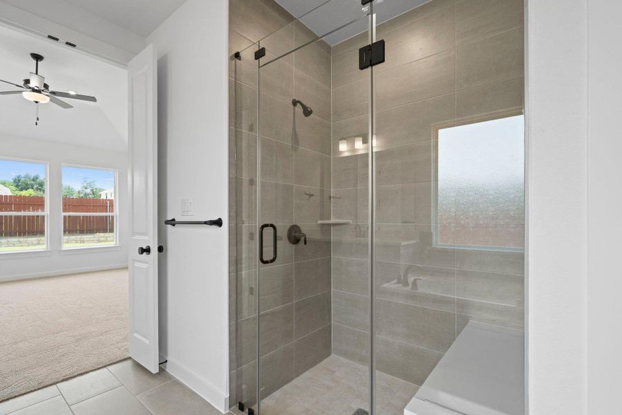 Walk-in shower in Primary Bath Walk-in shower in Primary Bath
