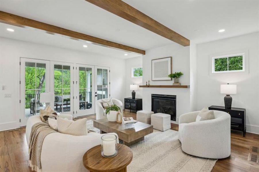 Furnished interior view inside a new home in , Atlanta (Image 5).