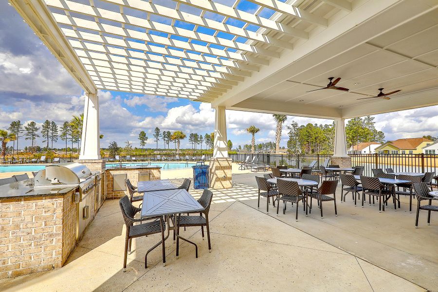 Furnished interior view inside a new home in , Summerville (Image 24).