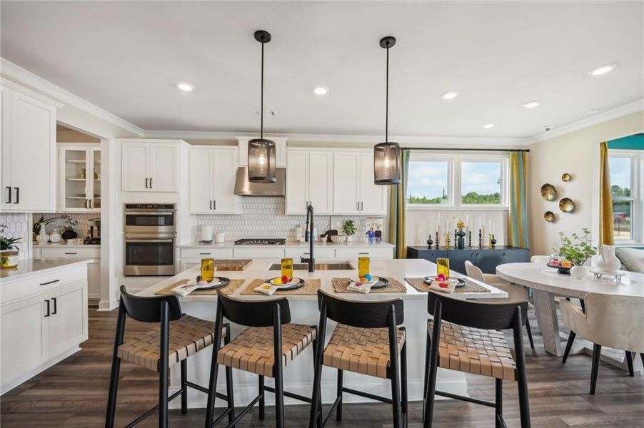 Furnished interior view inside a new home in Bennett Farm, Loganville (Image 15). Furnished interior view inside a new home in Bennett Farm, Loganville (Image 15).