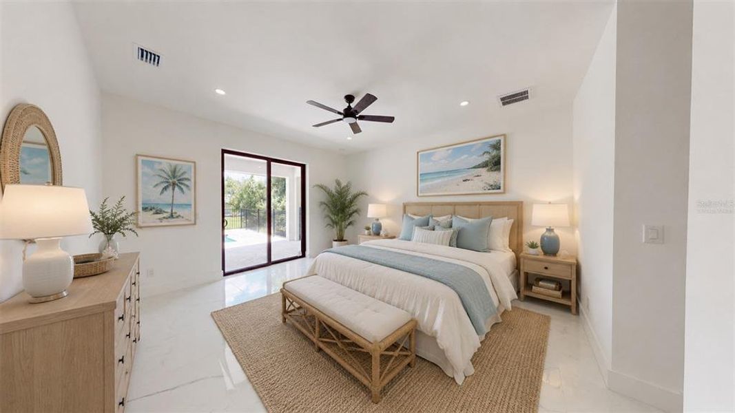 Furnished interior view inside a new home in , Punta Gorda (Image 5).