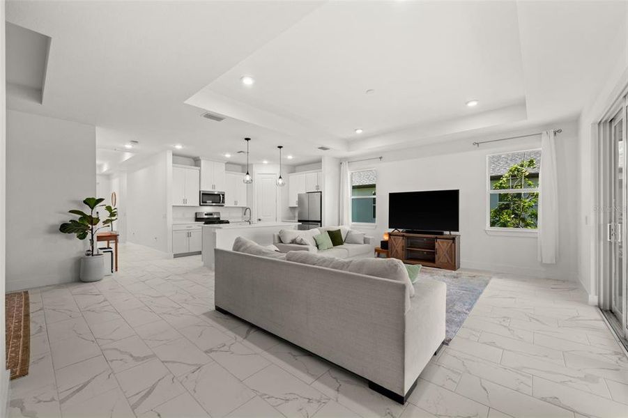 Furnished interior view inside a new home in , Punta Gorda (Image 7).