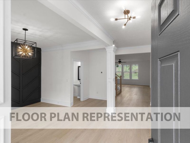 Essington II Entryway – Inviting New Construction Home Entrance