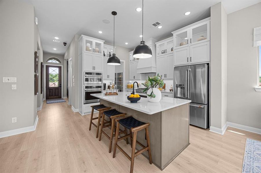 Furnished interior view inside a new home in Greenville Heights, Dallas (Image 17). Furnished interior view inside a new home in Greenville Heights, Dallas (Image 17).