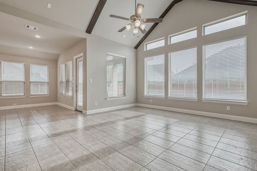 Representative unfurnished interior of a home built from the Westwood by Chesmar Homes in Trinity Falls, McKinney (Image 7).