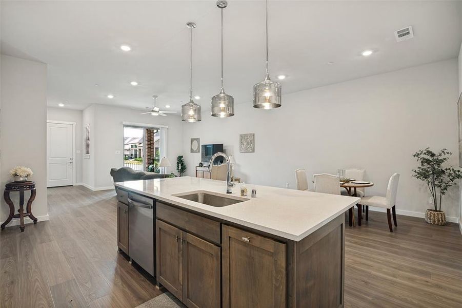 Furnished interior view inside a new home in , Wylie (Image 18). Furnished interior view inside a new home in , Wylie (Image 18).