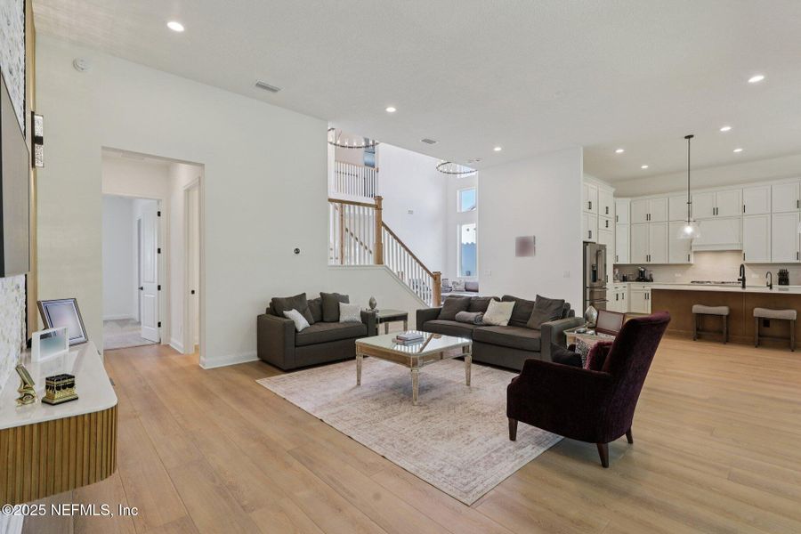 Furnished interior view inside a new home in Tamaya, Jacksonville (Image 58). Furnished interior view inside a new home in Tamaya, Jacksonville (Image 58).