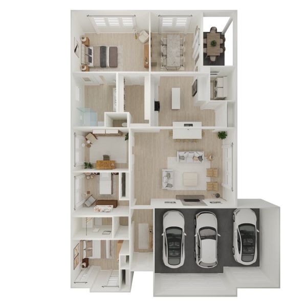 Image 12 representing the Juniper III by K. Hovnanian® Homes in Westwood, League City, TX. Image 12 representing the Juniper III by K. Hovnanian® Homes in Westwood, League City, TX.