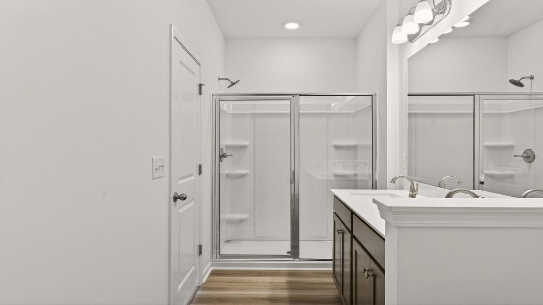 Furnished interior view inside a new home in Creekside at Andrews, Summerville (Image 13). Furnished interior view inside a new home in Creekside at Andrews, Summerville (Image 13).