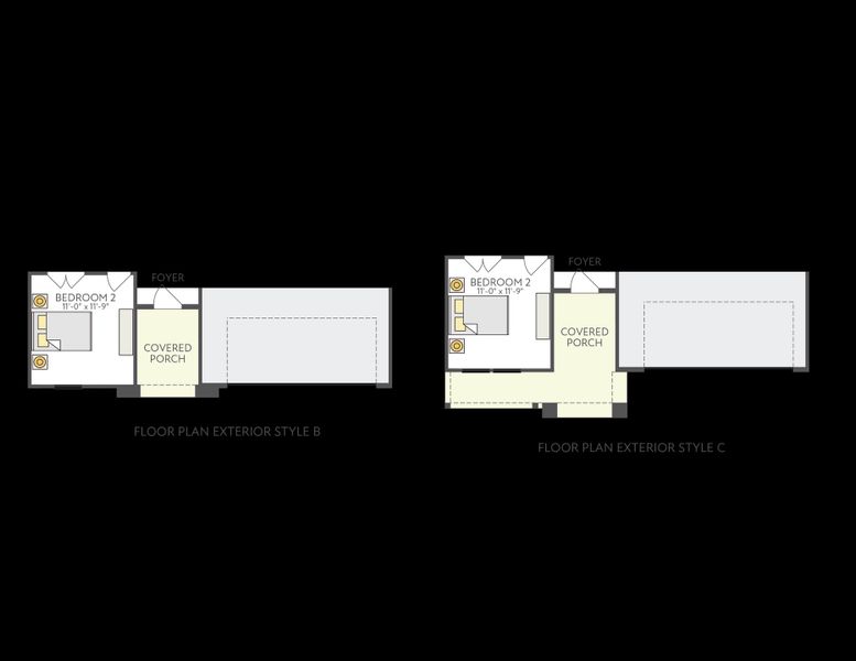 2D floor plan layout of this home in Lagos Reserve, Manor, TX (Image 7).