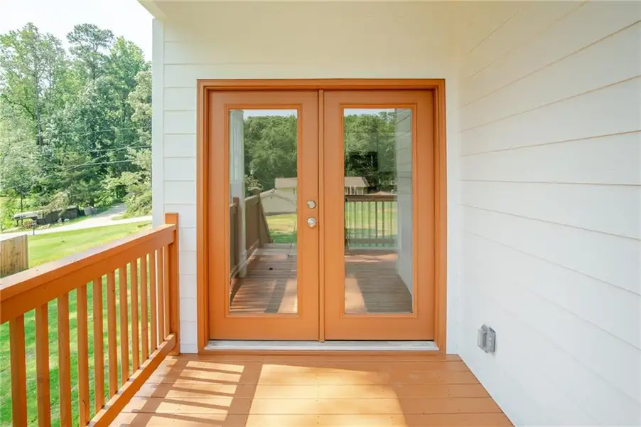 Exterior details and patio area of a home in , Stockbridge (Image 4).