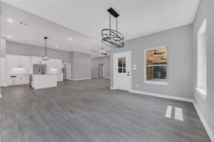Spacious, unfurnished interior of a new home in , New Waverly (Image 30). Spacious, unfurnished interior of a new home in , New Waverly (Image 30).