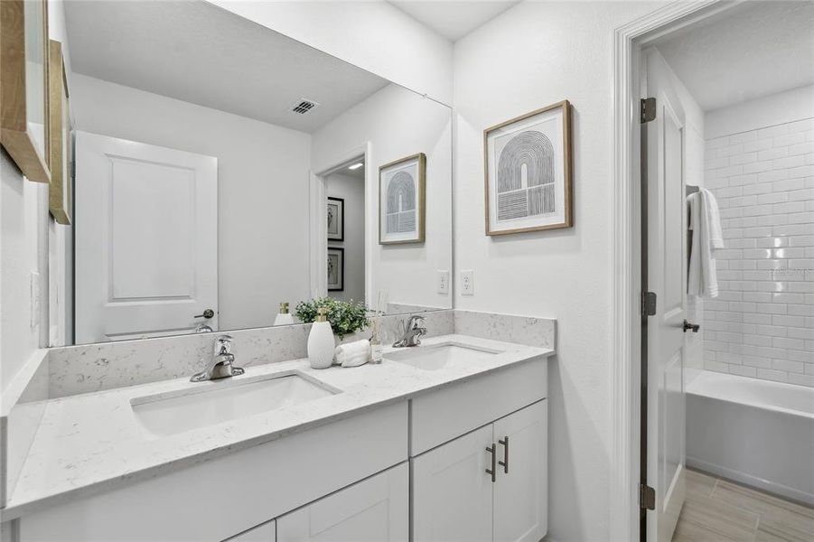 Furnished interior view inside a new home in , San Antonio (Image 5).