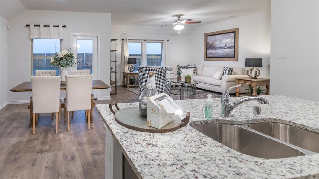 Furnished interior view inside a new home in Winchester Crossing, Princeton (Image 11). Furnished interior view inside a new home in Winchester Crossing, Princeton (Image 11).