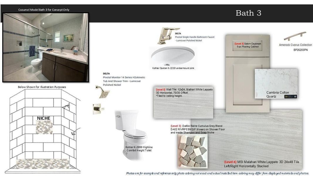 Sample of building materials used in homes in Coral Isles at Avenir, Palm Beach Gardens (Image 9).