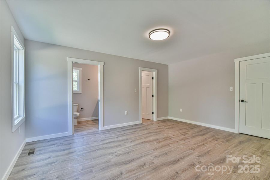 Primary Bedroom, Two Closets