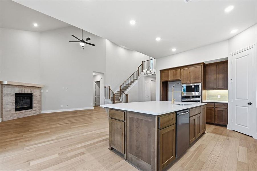 Furnished interior view inside a new home in Sonoma Verde: 70ft. lots, McLendon-Chisholm (Image 7).