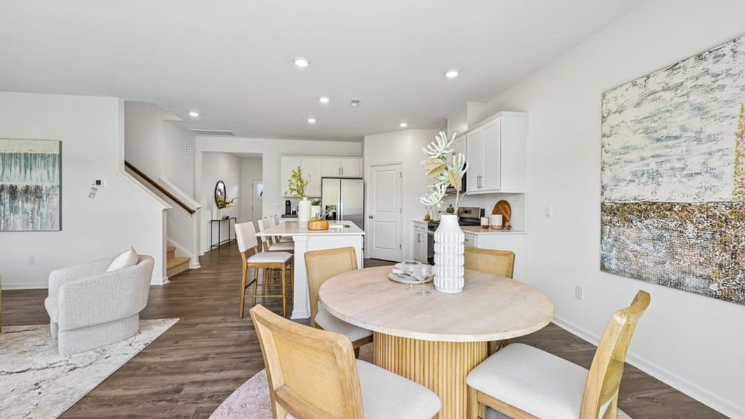 Furnished interior view inside a new home in Anderson Farm, Wendell (Image 15).