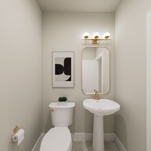 Representative furnished interior of a home built from the Laurel by Tri Pointe Homes in The Retreat at Harvest, Argyle (Image 29).