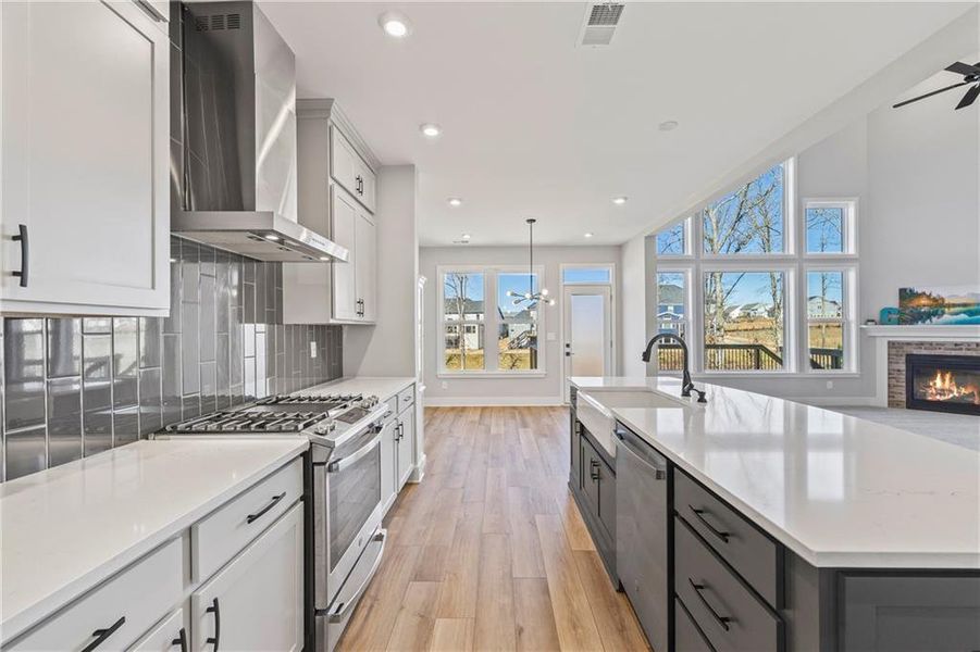 Furnished interior view inside a new home in , Hoschton (Image 5).