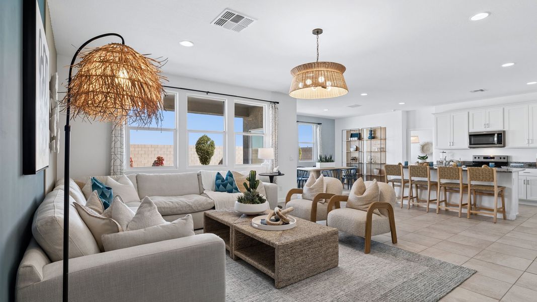 Furnished interior view inside a new home in Magma Ranch Vistas, Florence (Image 8).